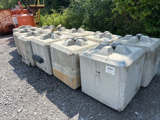 Quantity of (11) Concrete Muck Pit Blocks: 28"Wx28"Lx28"H
