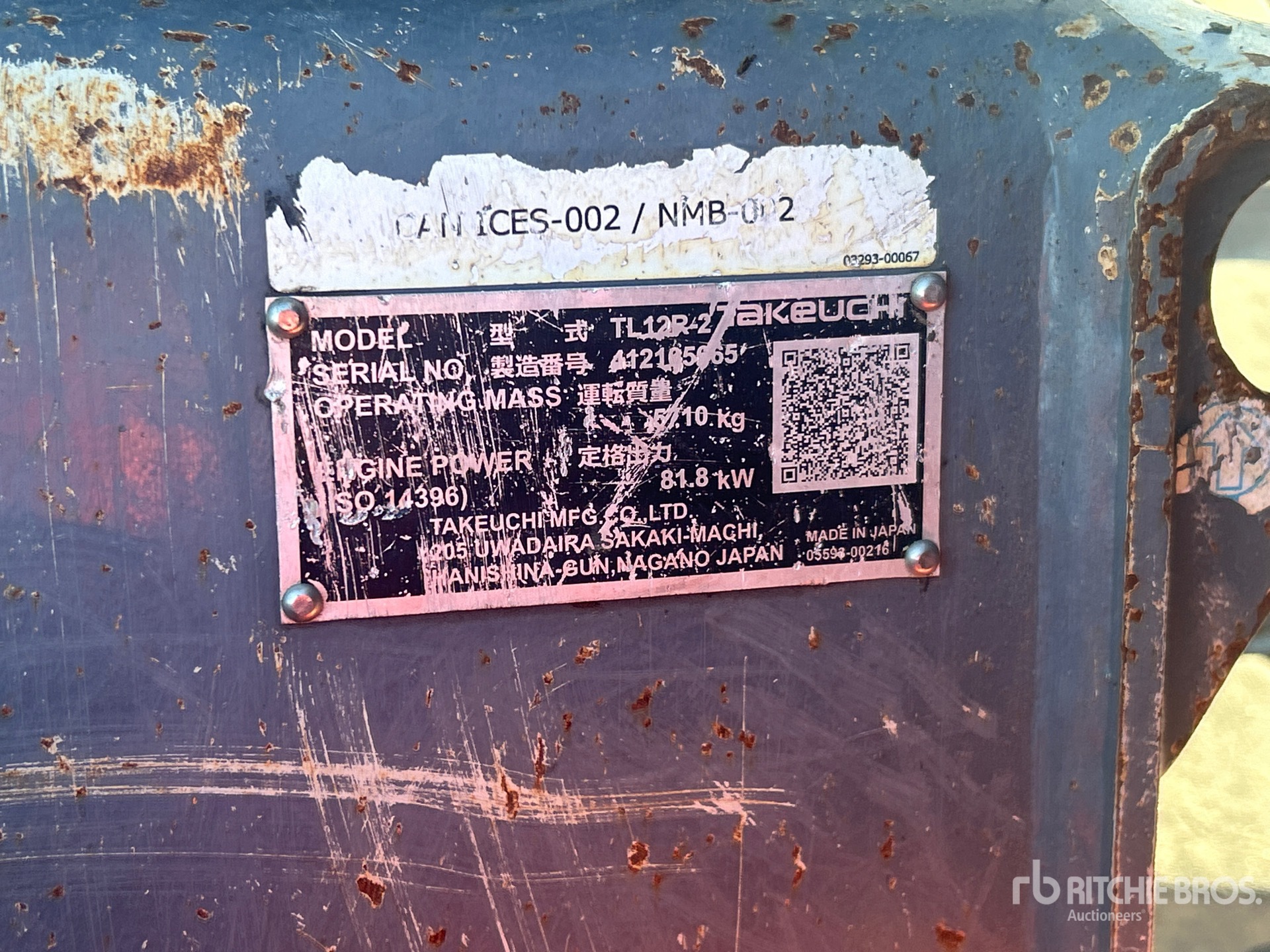 Photo of a 2022 Takeuchi TL12R2CRH