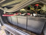 Outside Utilities with Power Cables and Connectors