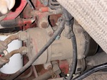 Engine with A/C Compressor