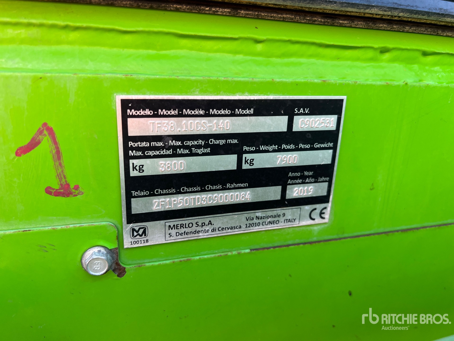 2019 Merlo TF38.10-140
