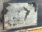 Engine with Engine Serial Number