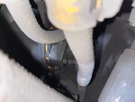 Engine with A/C Compressor