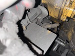 Engine with A/C Compressor