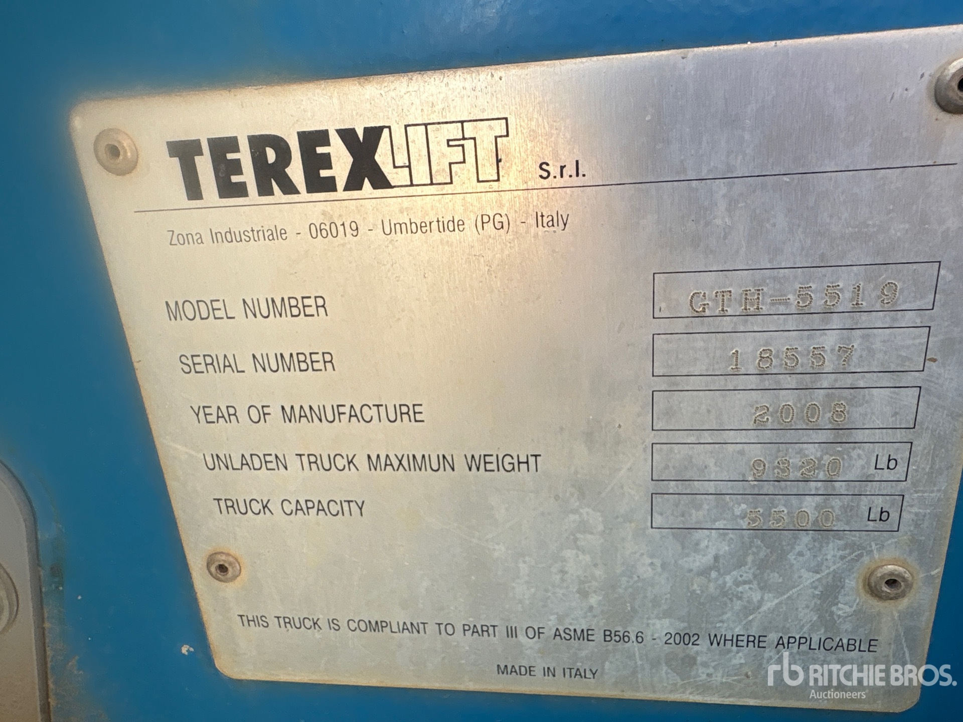 2008 Genie GTH-5519