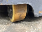 Chassis Lift with Left Rear Tire