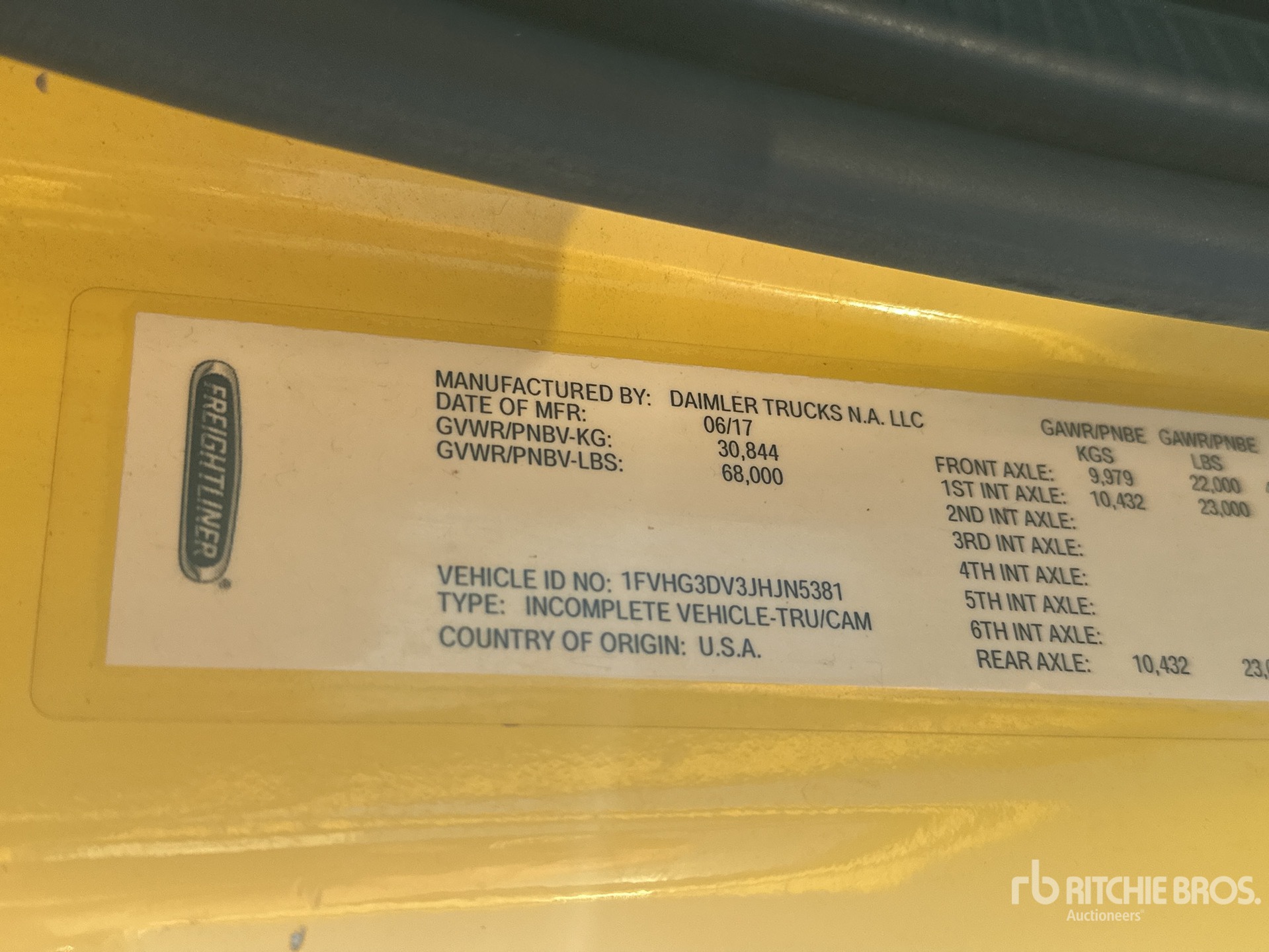 2018 Freightliner 114 SD