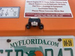 Trailer Chassis with License Plate Light Functional