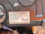 Engine with Emission Label