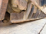 Undercarriage with Left Track Rollers