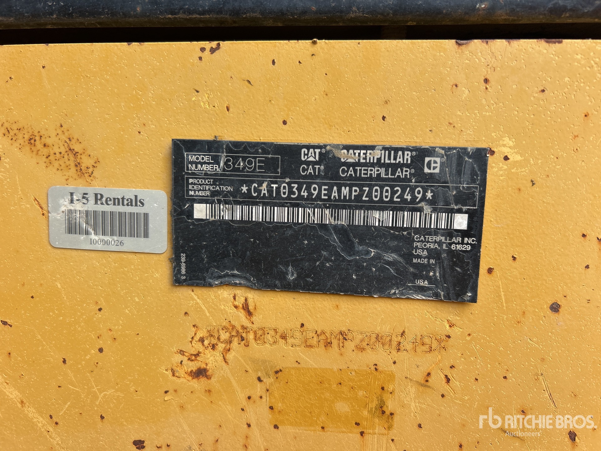 2011 Caterpillar 349E L