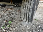 Trailer Chassis with Tire Condition