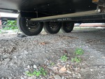 Trailer Chassis with Axle Condition