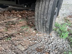 Trailer Chassis with Tire Condition