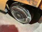 Chassis Lift with Left Rear Tire