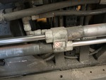 Hydraulique with Vérin de positionnement des fourches (sur le chariot des fourches)