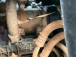 Engine with A/C Compressor