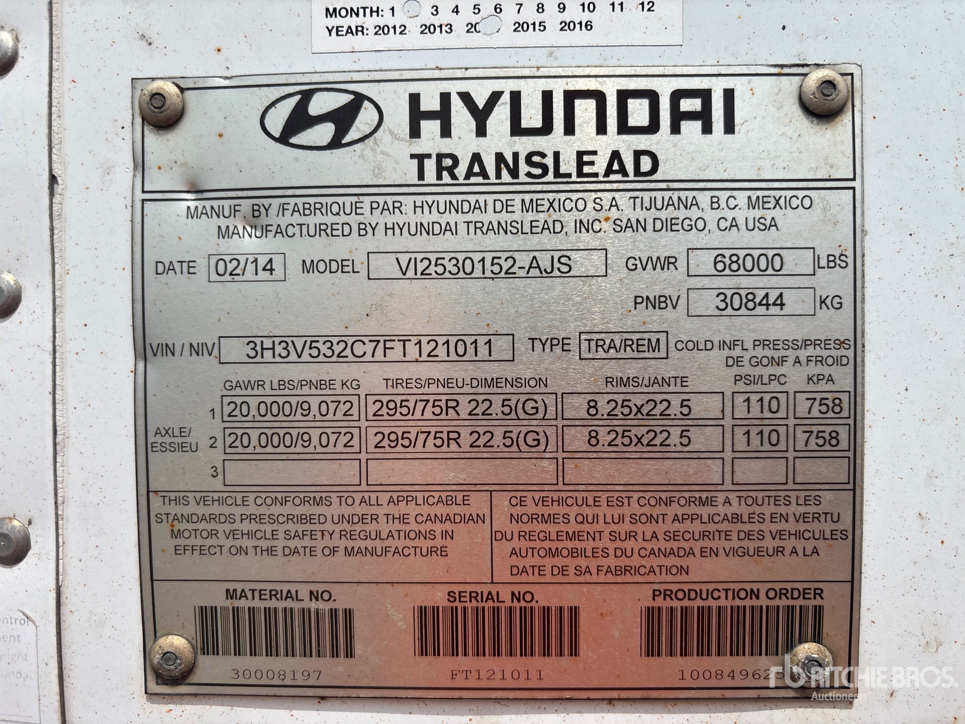 2015 Hyundai VI2530152-AJS