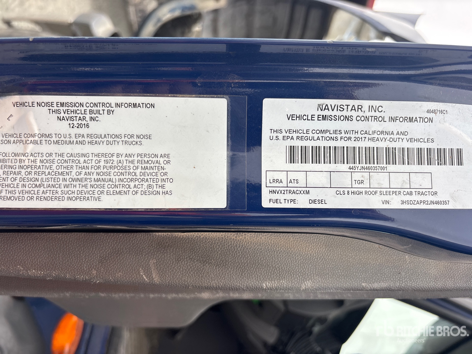 2018 International LT625
