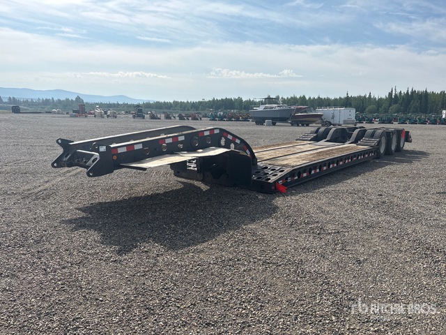 1996 Aspen Tri/a Removable Gooseneck Lowboy Trailer