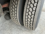 Underbody with Left Front Drive Tires