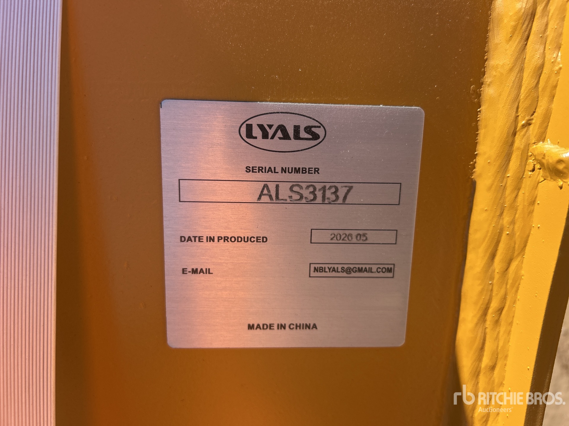 2026 LYALS ALS EB320