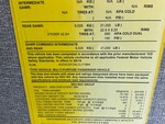 General Appearance with Motor Vehicle Safety Standards Label