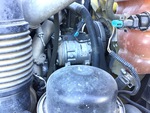 Motor with A/C Compressor