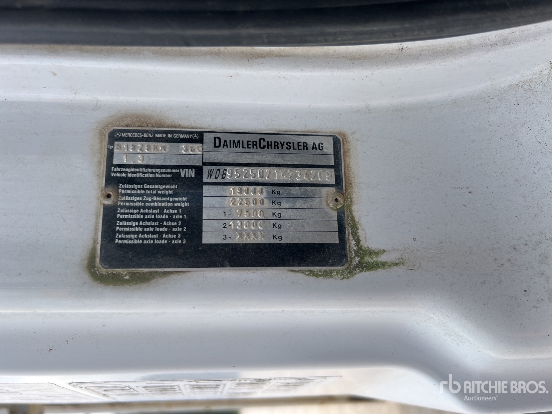2002 Mercedes-Benz ATEGO 1828