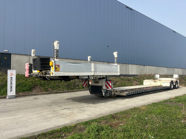 2015 Faymonville F-S42-1ACA 42 ton T/A 14.68 m - 20.18 m Extendable Single Drop Removable Gooseneck Low Loader