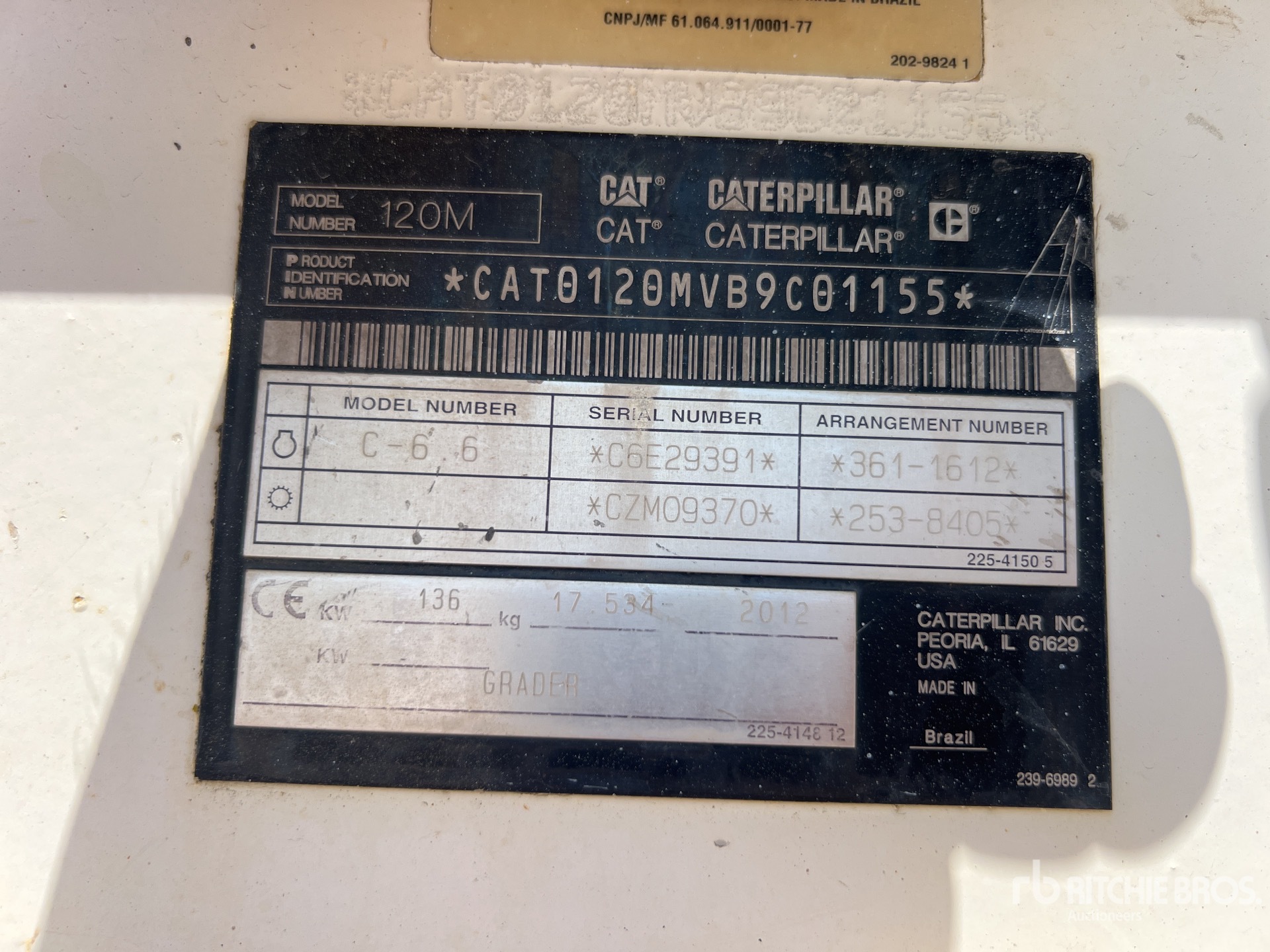2012 Caterpillar 120 M VHP+