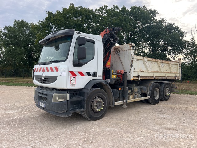 2011 Renault Premium Lander 380 DXi Dump Truck with Crane