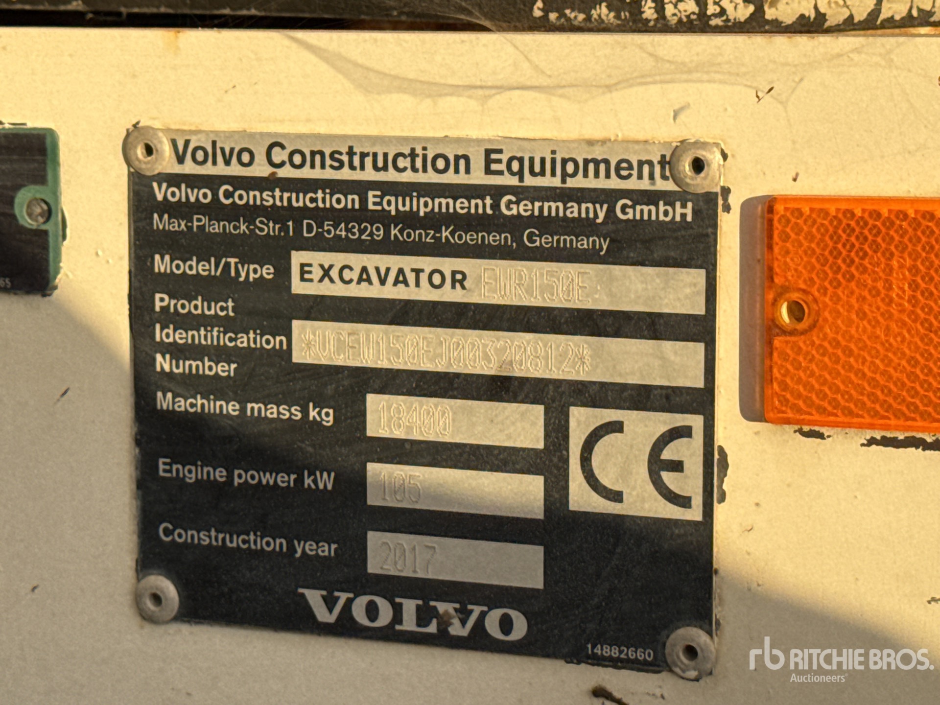 2017 Volvo EWR150E
