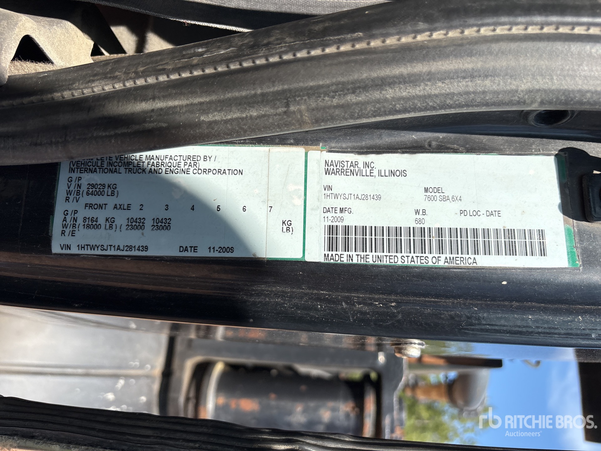 2010 International 7600 SBA