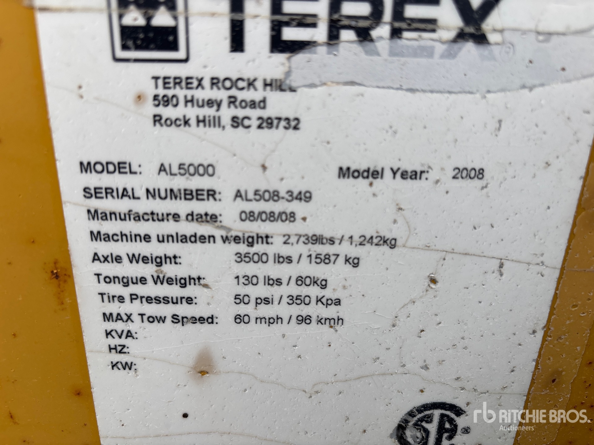 2008 Terex AL5000