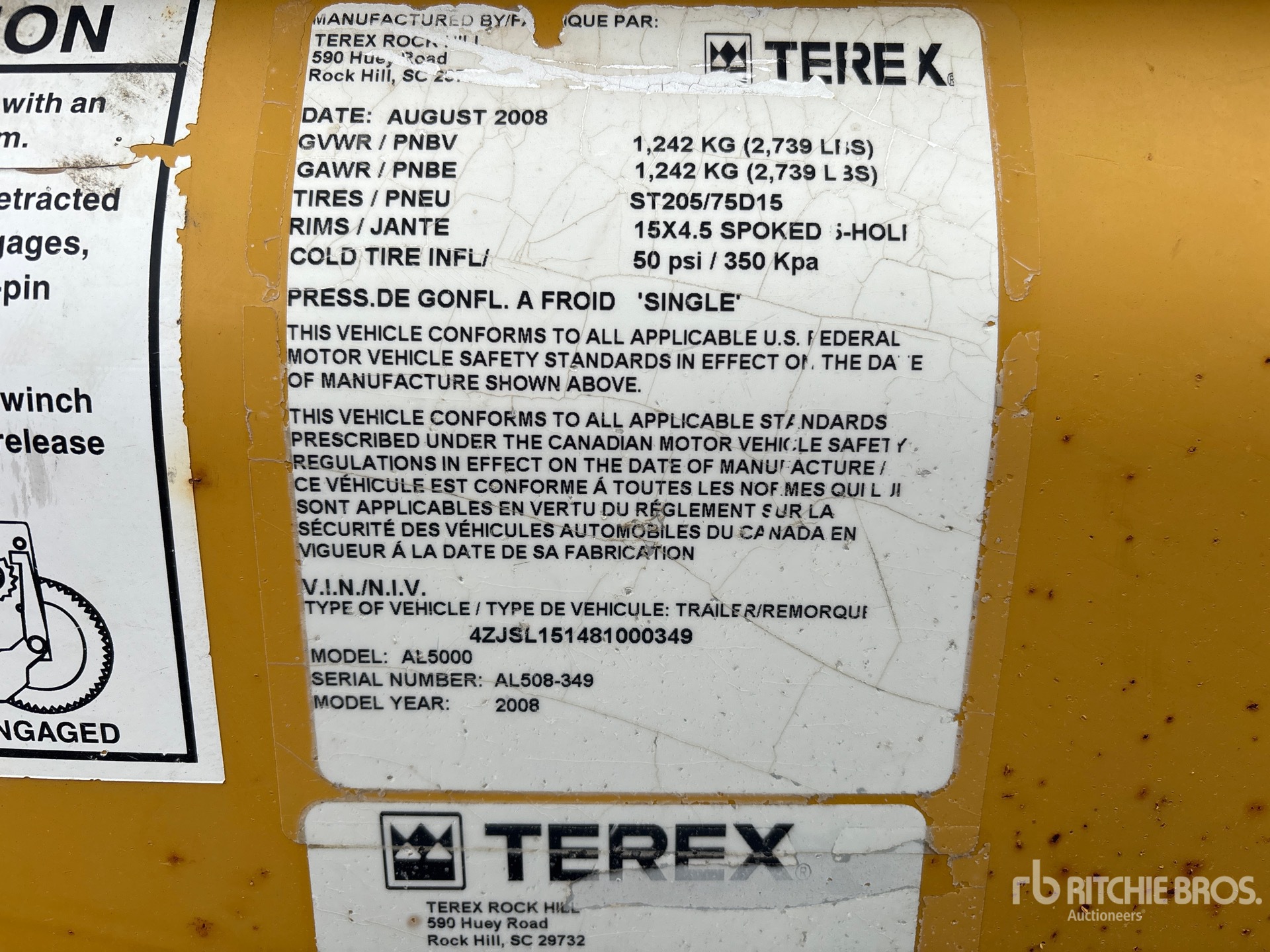 2008 Terex AL5000