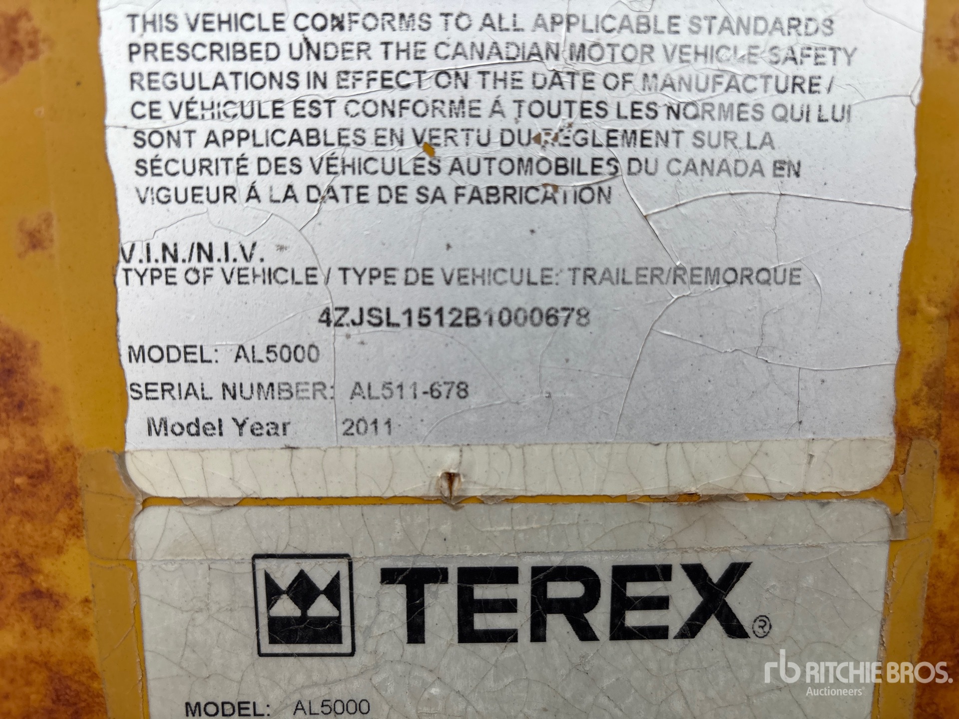 2011 Terex AL5000