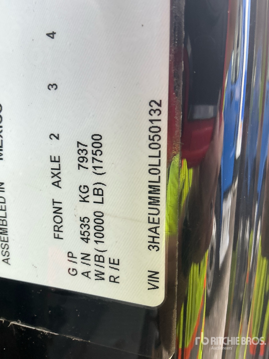 2020 International MV607