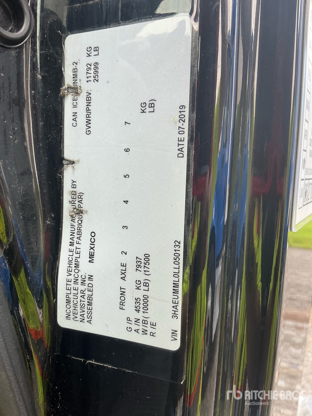 2020 International MV607