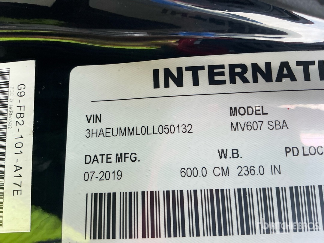 2020 International MV607