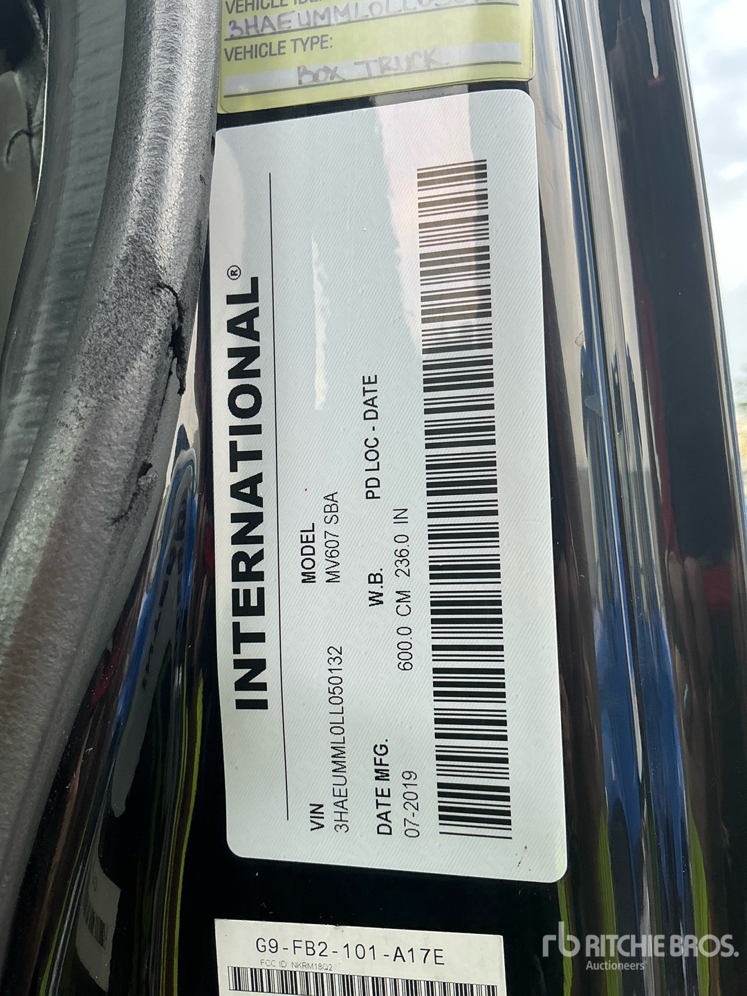 2020 International MV607