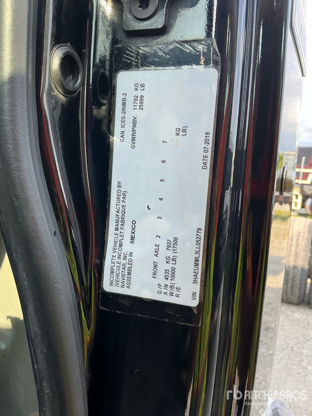 2020 International MV607