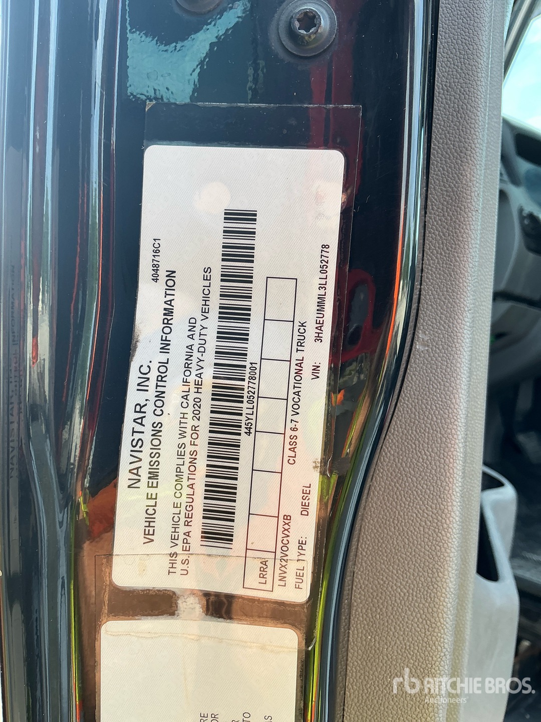 2020 International MV607