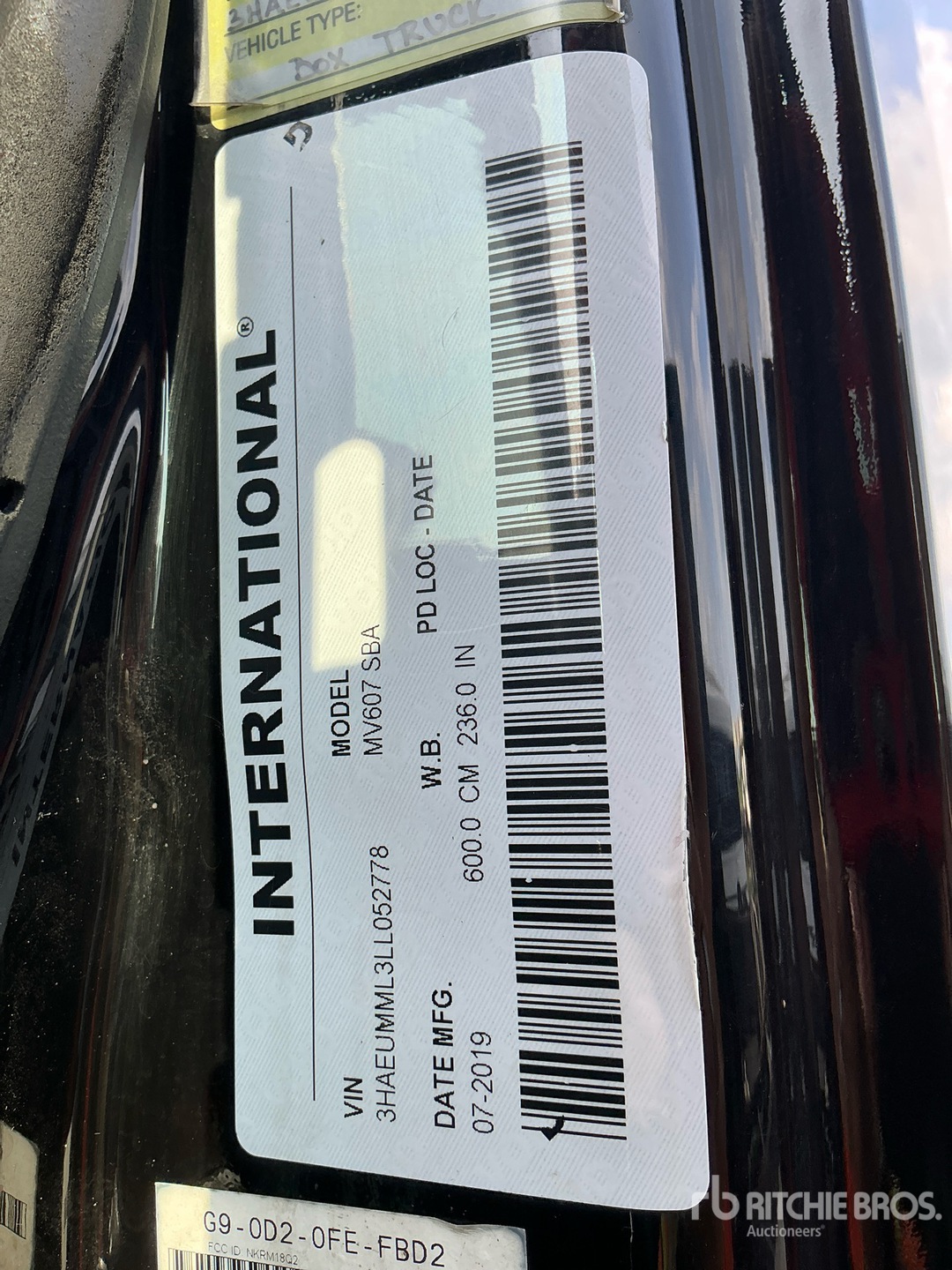 2020 International MV607