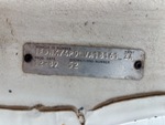 General Appearance with Frame Stamp Serial Number/VIN Photo