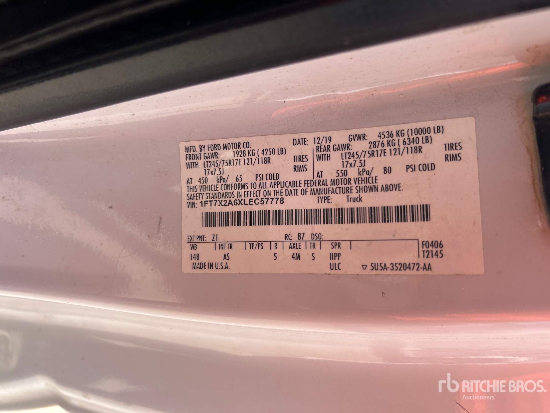 Photo of a 2020 Ford F-250