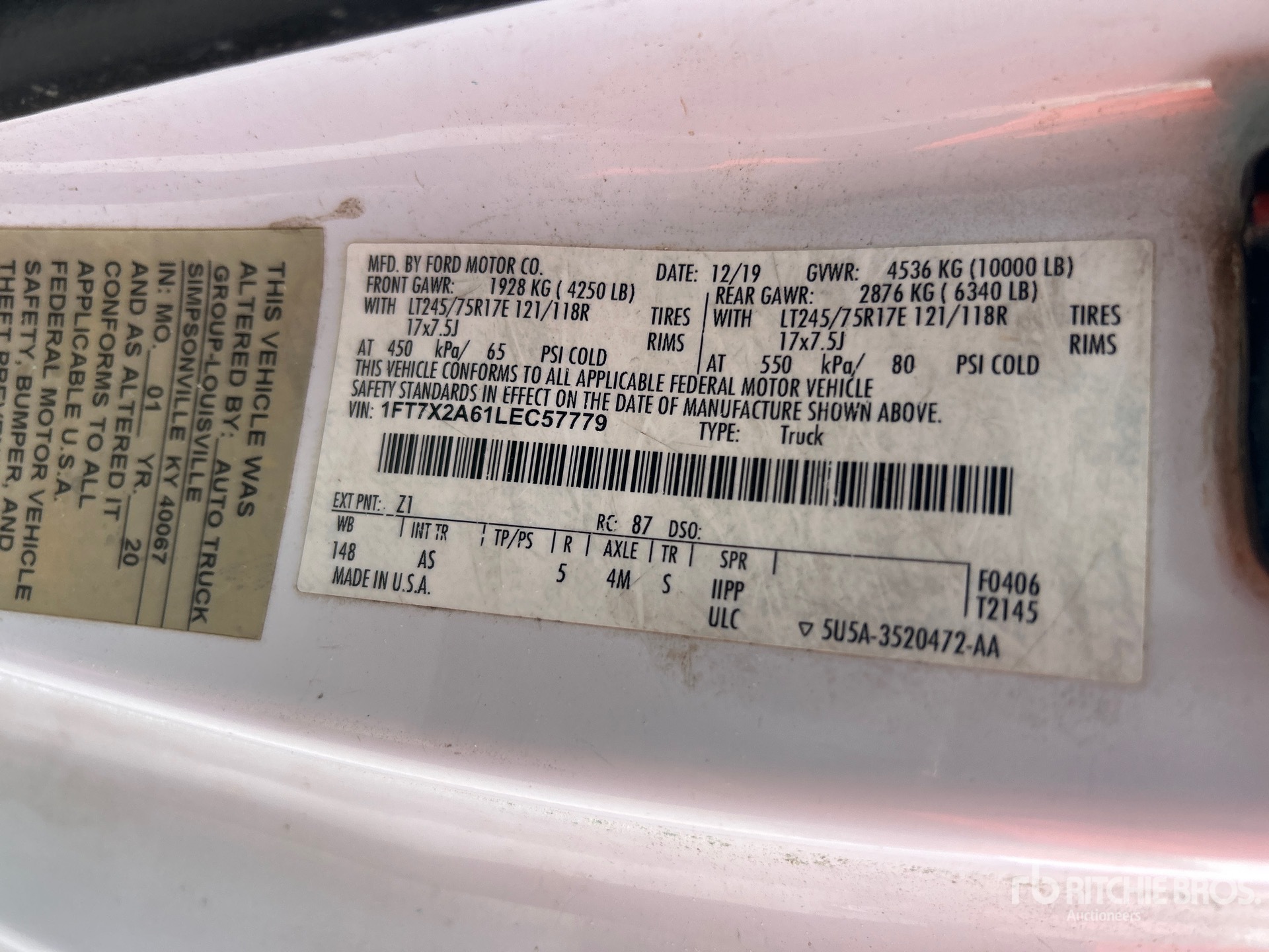 Photo of a 2020 Ford F-250