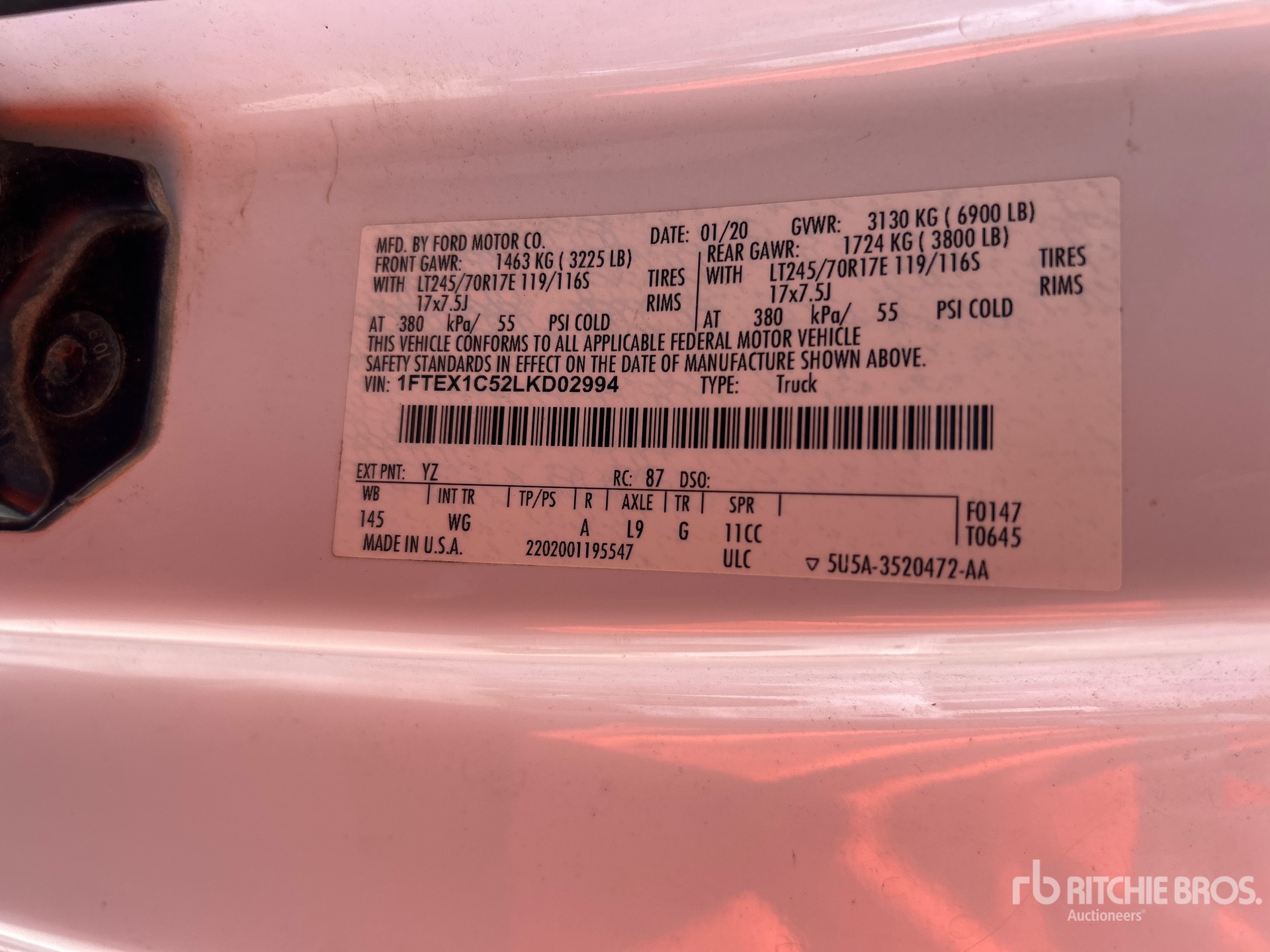 Photo of a 2020 Ford F-150