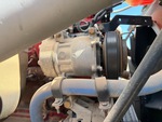 Engine with A/C Compressor