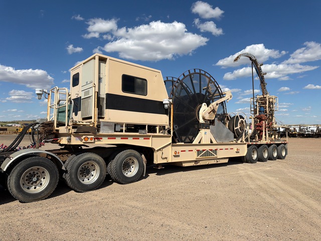 2012 Stewart  TT-100-HC (1) Coil Tubing Reel Trailer